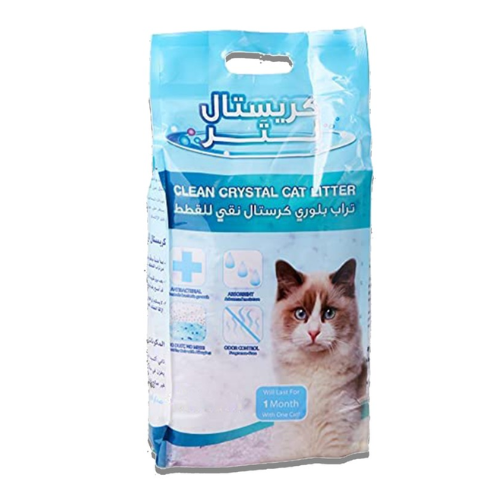 فضلات القطط كريستال كلين 4.15 كيلو